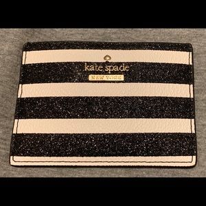 Kate Spade glitter cardholder